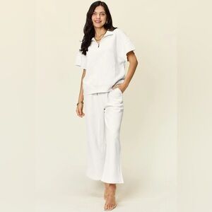 Elegant White Women's Jumpsuit